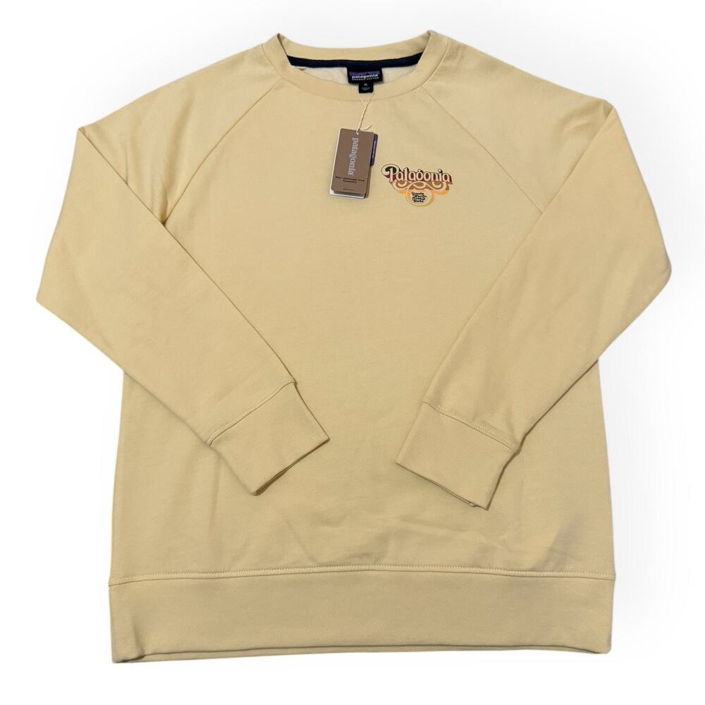 Patagonia Lightweight Crew Sweatshirt Organic Cotton Girls Size XL (14) New